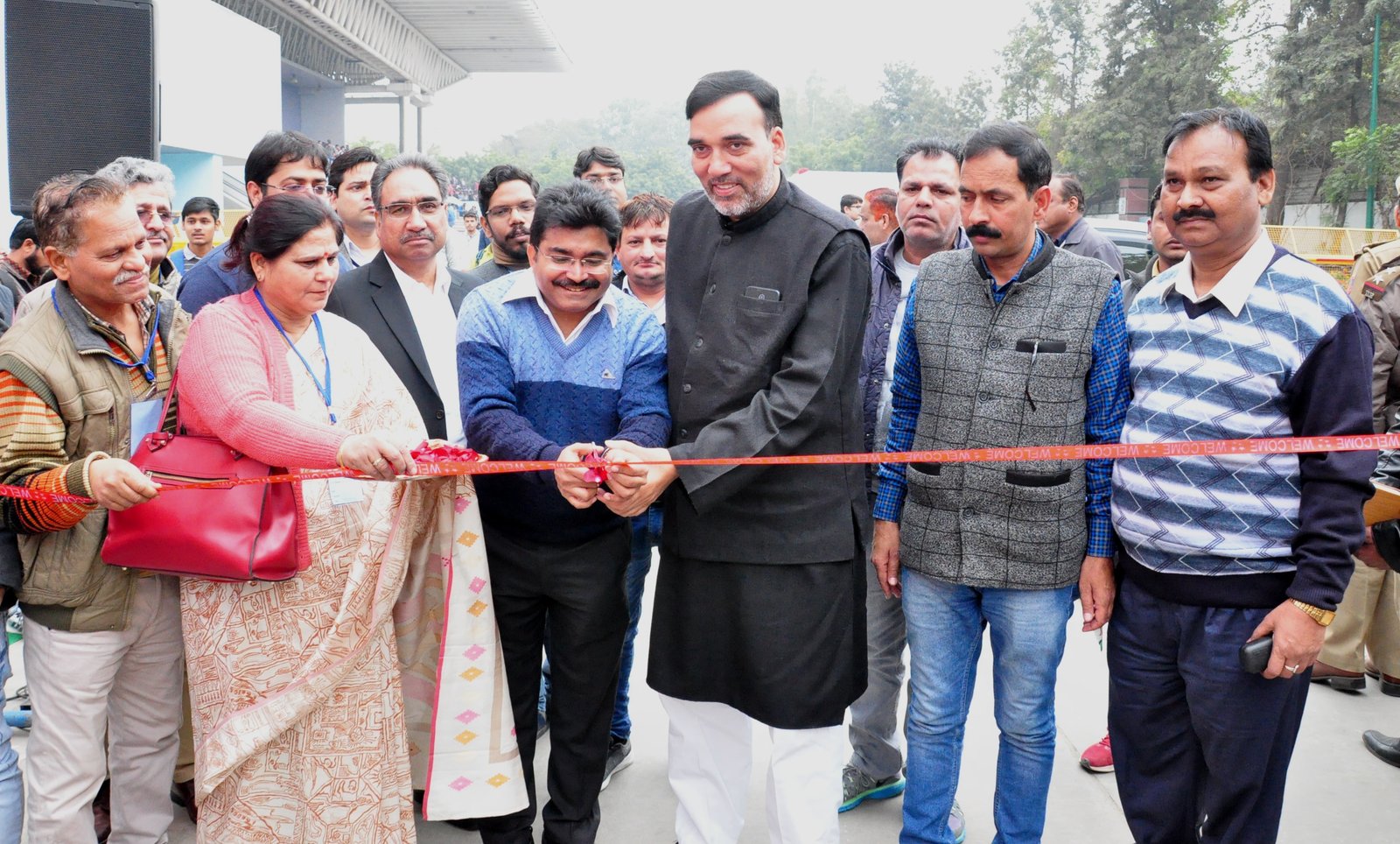 Gopal Rai inaugurates mega Job fair at Thyagraj Stadium