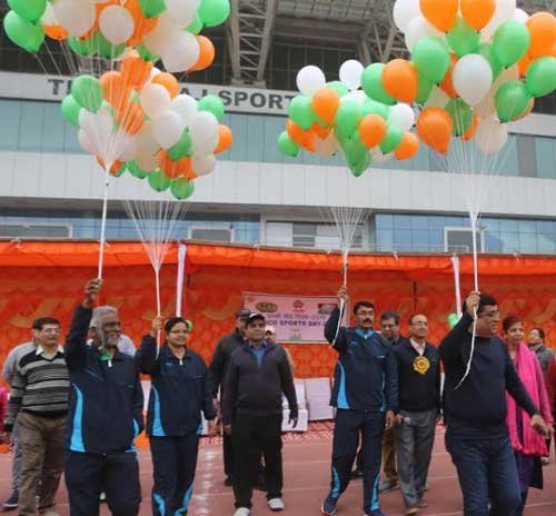 Dr.M Ravi Kanth,CMD HUDCO inaugurate HUDCO annual sports day