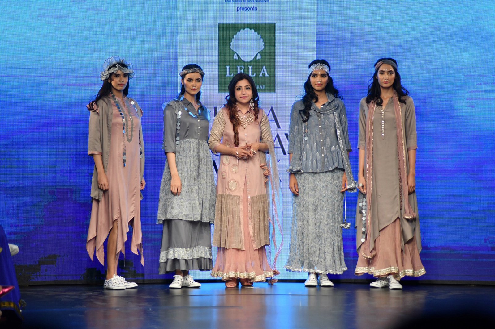 LELA BY VARIJA SHOWCASES O2 AT INDIA RUNWAY WEEK.
