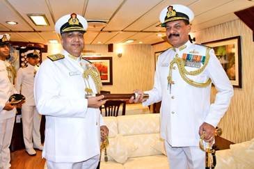 Rear Admiral Suraj Berry takes over as the Flag Officer Commanding Eastern Fleet