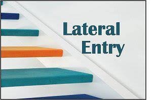 Two reasons why the government might have been interested on lateral entry.
