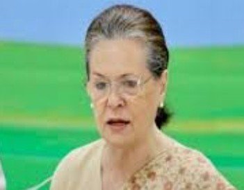 Congress President Sonia Gandhi admitted at a city hospital.
