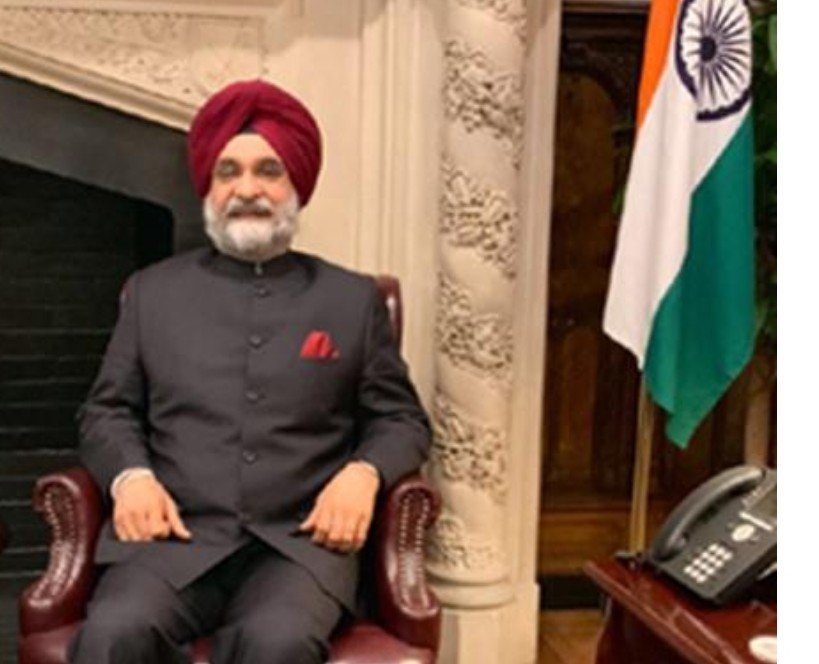 Taranjit Singh Sandhu assumes charge as Indian Ambassador to United States.