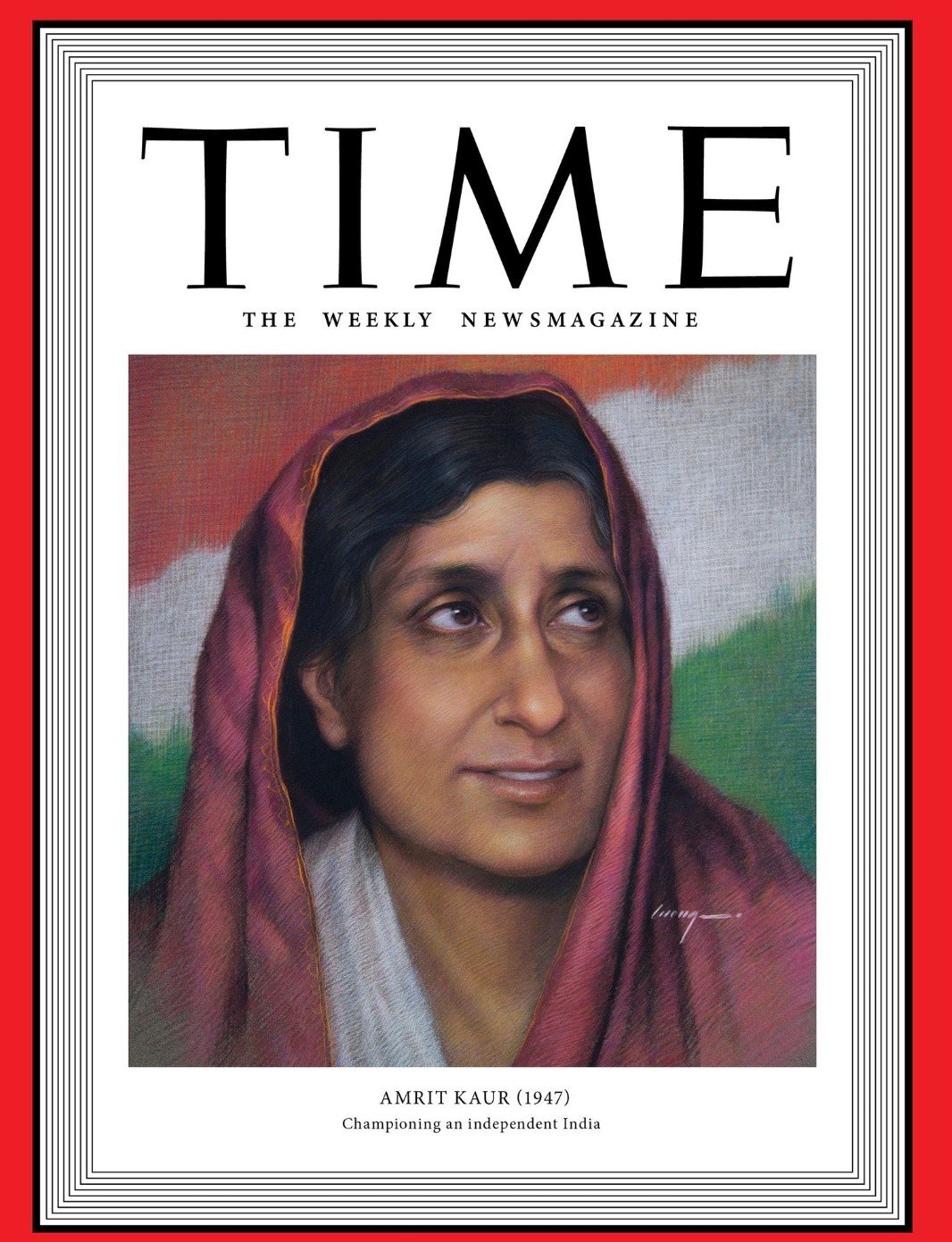 Rajkumari Amrit Kaur feature in Time’s World 100 Powerful Women.