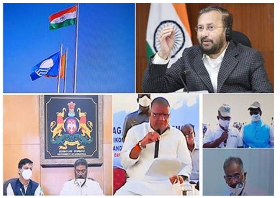 International Blue Flag hoisted at 8 beaches across the Country