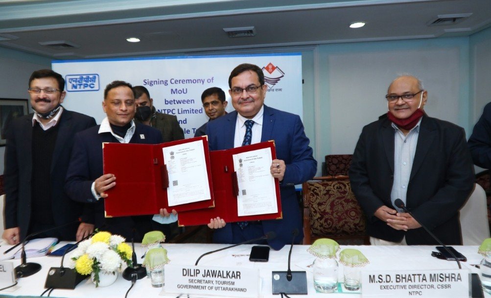 NTPC to assist with the redevelopment of Civic Facilities in Kedarnath Town