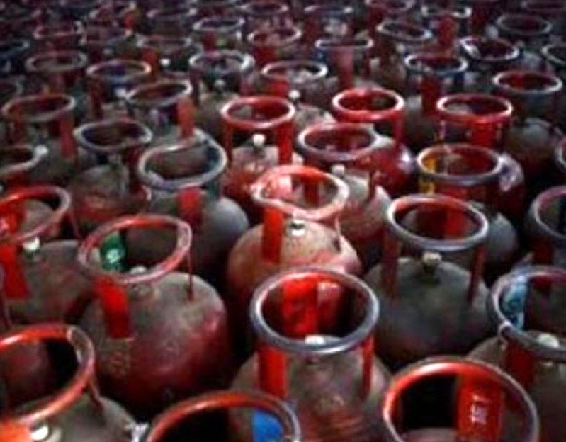 Price of LPG gas cylinder hiked by Rs.50 per cylinder.