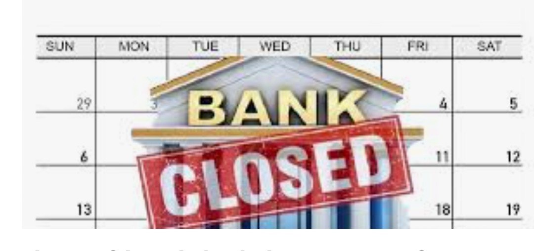 14 days bank closure in April,check dates