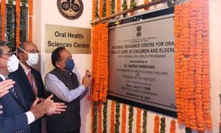 Union Minister of Health and Family Welfare Dr. Harsh Vardhan inaugurates various facilities at PGIMER, Chandigarh