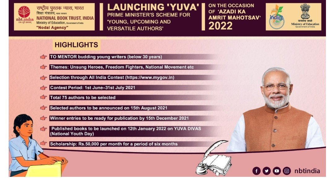 Government launches YUVA – Prime Minister’s Scheme For Mentoring Young Authors