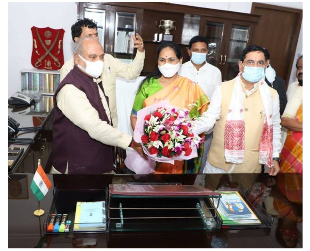 Ms. Shobha Karandlaje takes over as Minister of State in the Ministry of Agriculture and Farmers Welfare