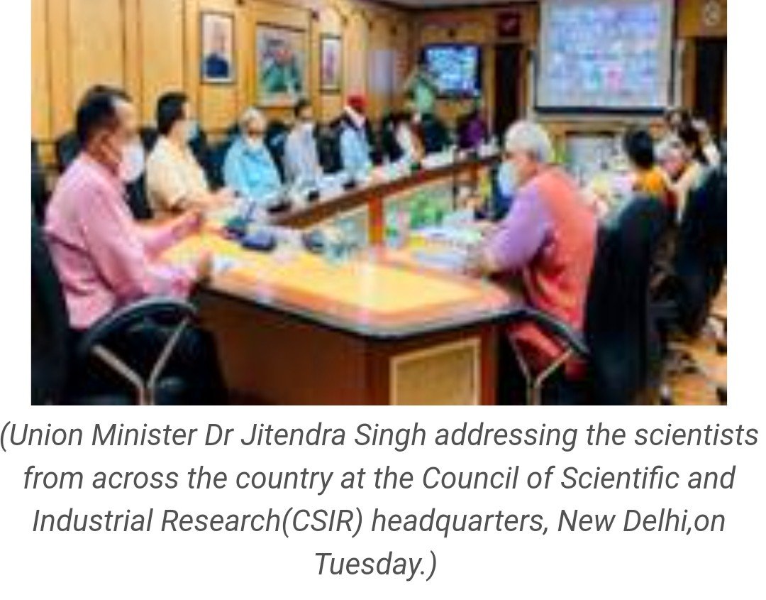 Technology Meant for Mitigation of Airborne Transmission of SARS-COV-2 to be Installed in Parliament House says Union Minister Dr.Jitendra Singh