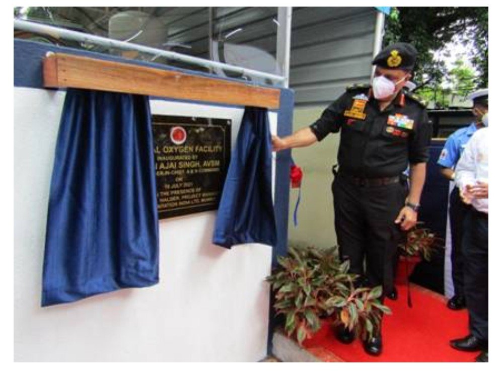 Oxygen generation facility inaugurated at INHS Dhanvantari, Port Blair