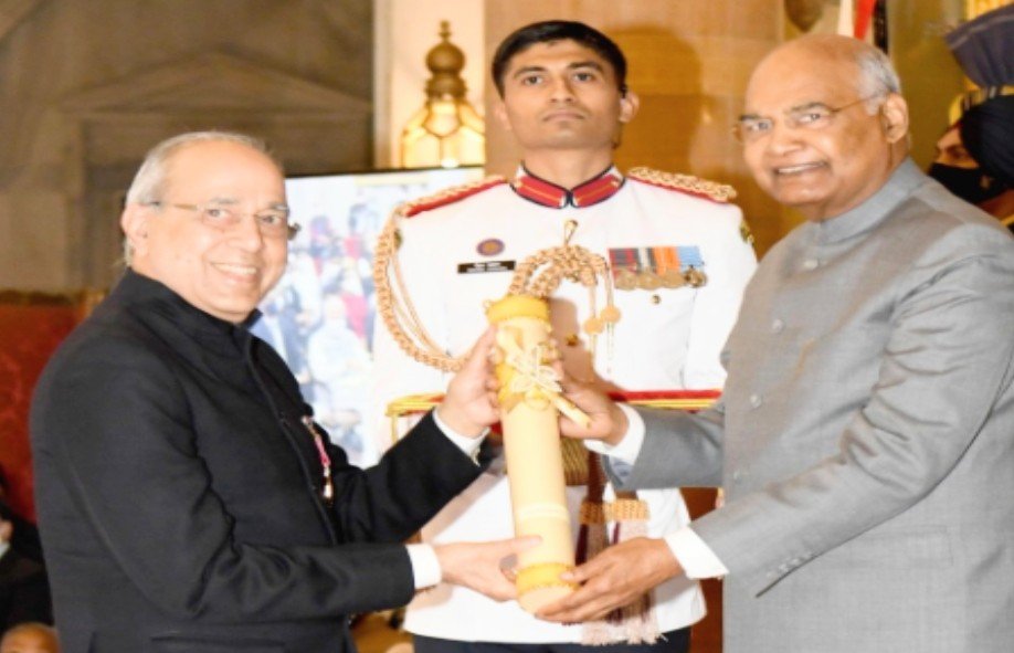 Former IAS officer Nripendra Mishra conferred with Padma Bhushan award.