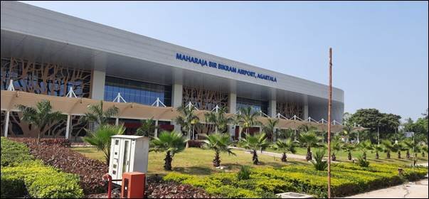 Prime Minister inaugurates newly integrated terminal building of the Maharaja Bir Bikram(MBB) Airport at Agratala