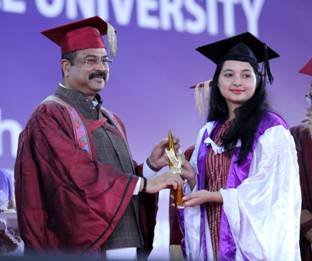 Union Minister for Education Dharmendra Pradhan attends XXVII Convocation of NEHU, Meghalaya