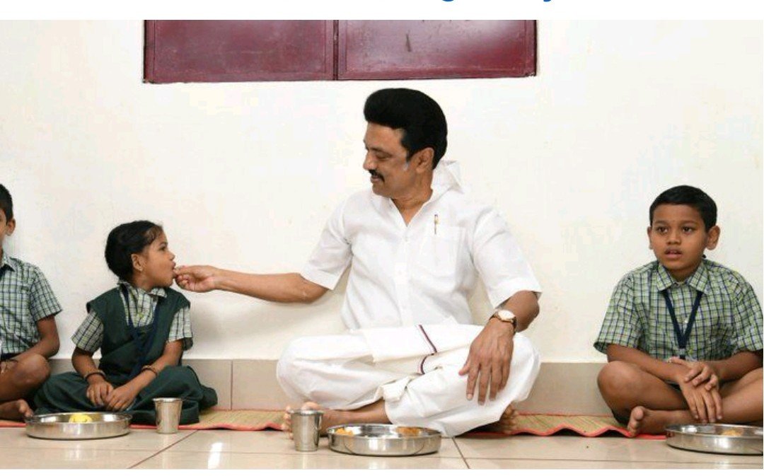 ‘Let’s get rid of hunger and satisfy the hunger for knowledge!’ – MK Stalin, Chief Minister of Tamil Nadu