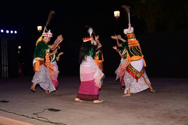 Sangeet Natak Akademi of Culture Ministry organises colourful and vibrant cultural programmes at India Gate today