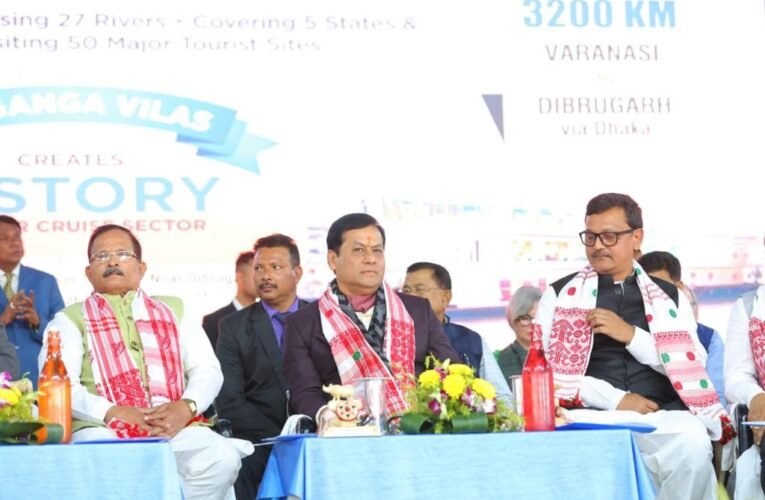 MV Ganga Vilas makes history in India’s River Cruise sector; completes maiden trip at Dibrugarh
