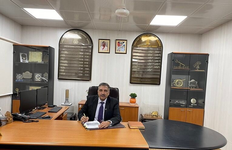 P UPADHYAY INAS TAKES OVER AS DIRECTOR GENERAL OF NAVAL ARMAMENT