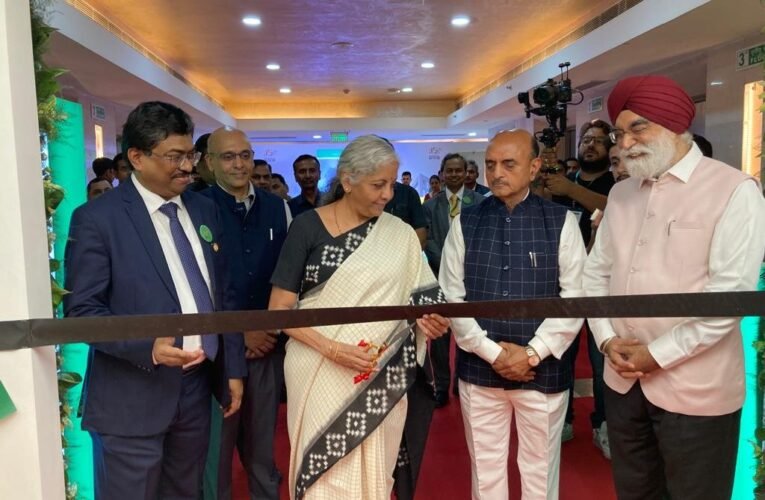 Nirmala Sitharaman, Honourable Finance & Corporate Affairs Minister inaugurates New Corporate Office of Punjab & Sind Bank at NBCC Complex, East Kidwai Nagar, New Delhi