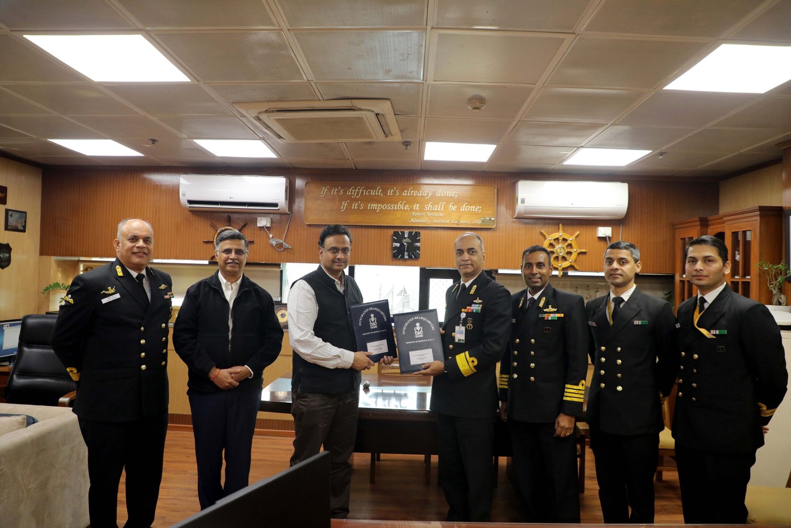 MoU BETWEEN INDIAN NAVY AND IIT KANPUR