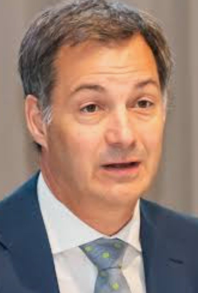 Prime Minister Narendra Modi speaks with the Belgian Prime Minister Alexander De Croo