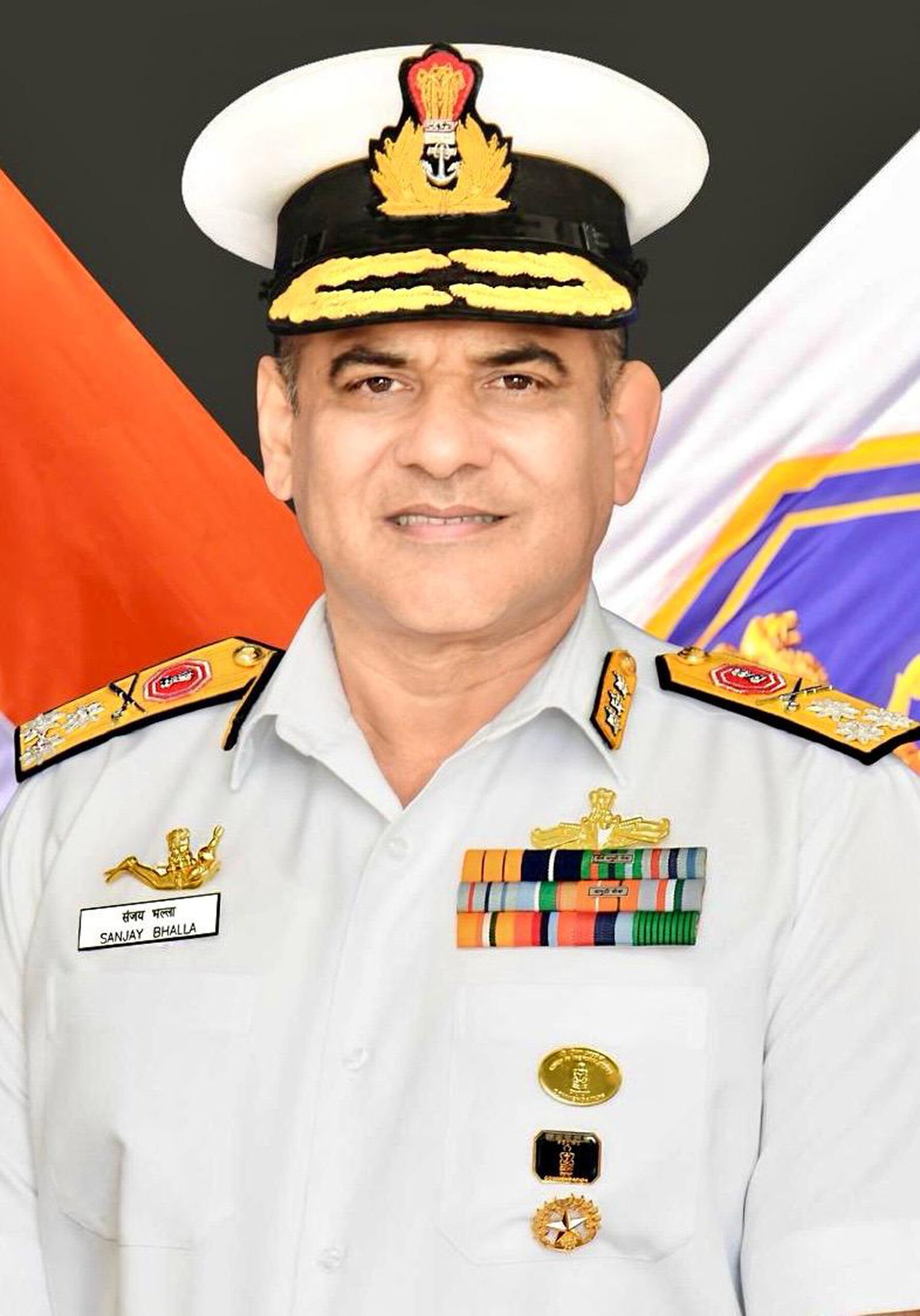 VICE ADMIRAL SANJAY BHALLA, AVSM, NM ASSUMES CHARGE AS THE CHIEF OF PERSONNEL OF INDIAN NAVY