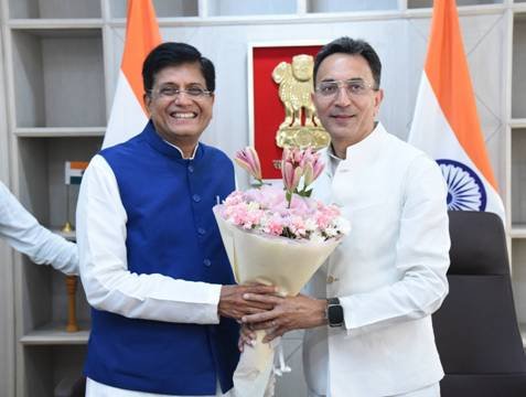 Jitin Prasada takes charge as Minister of State of Ministry of Commerce and Industry