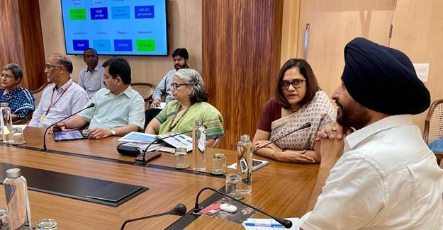 Ravneet Singh, Minister of State for Railways conducts high level review meeting with Railway Board members