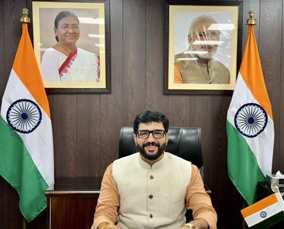 Murlidhar Mohol,Union Minister of State for Civil Aviation assumes charge today