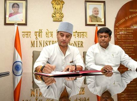 Jyotiraditya M. Scindia assumes charge as Union Minister for Ministry of Development of North Eastern Region