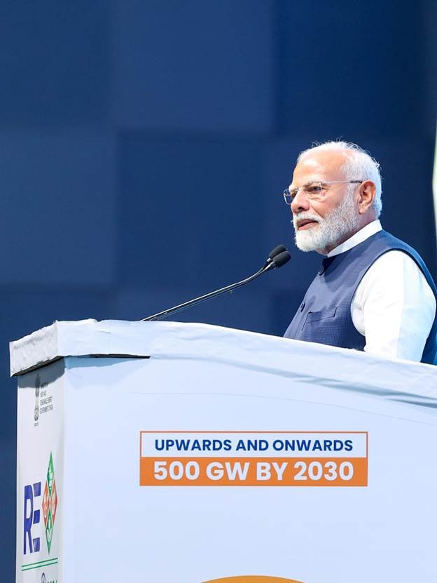 Prime Minister Narendra Modi inaugurates 4th Global Renewable Energy Investor’s Meet and Expo (RE-INVEST) in Gandhinagar, Gujarat