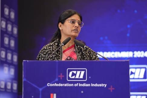Union Minister of State for Health and Family Welfare, Anupriya Patel addresses 21st CII Health Summit 202