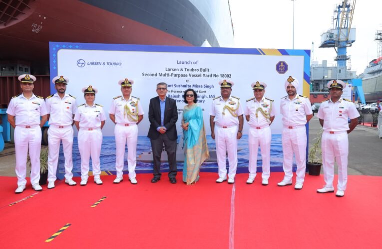 LAUNCH OF ‘UTKARSH’, SECOND MULTI PURPOSE VESSEL