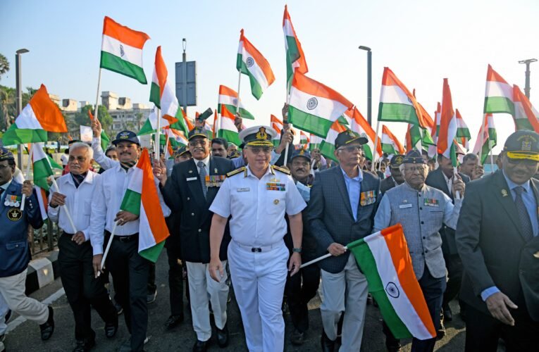 EASTERN NAVAL COMMAND ORGANISED ARMED FORCES VETERANS DAY PARADE