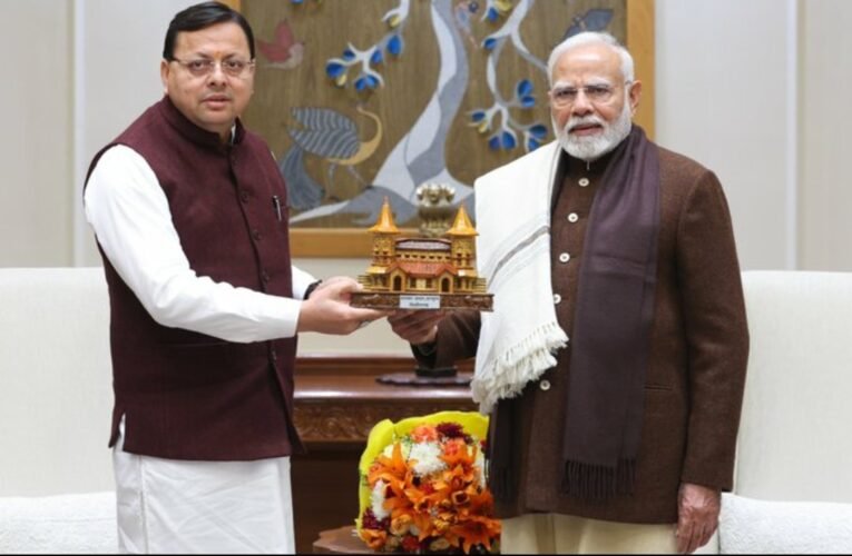 Chief Minister of Uttarakhand meets Prime Minister